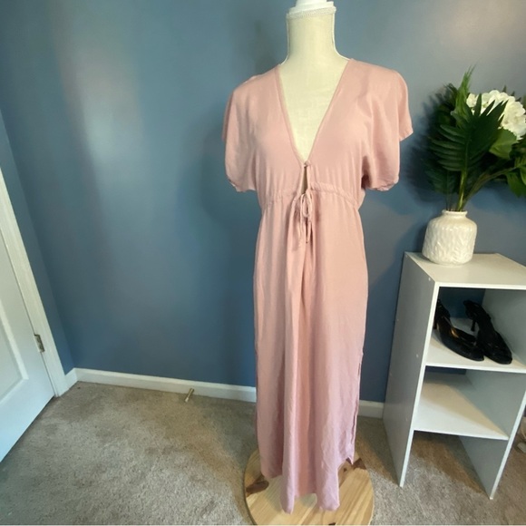 Beach Road Tulum Pink Maxi Length Swim Cover Up - Picture 8 of 8